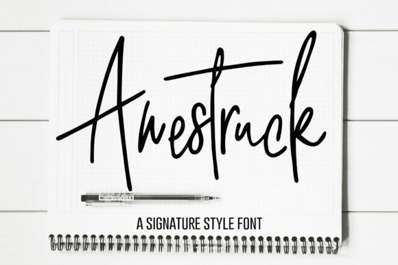 Awestruck: A Modern Script Font for Elegant Branding