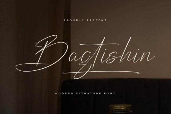 Bagtishin: A Modern Signature Font for Luxury Branding
