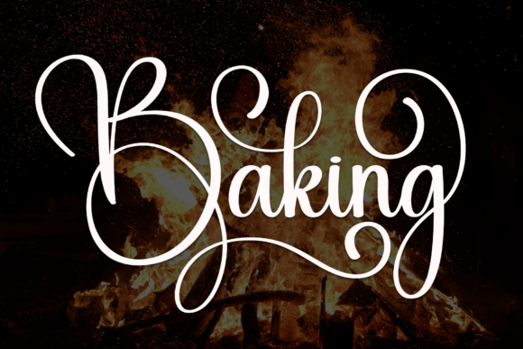 Baking: The Stylish Script Font for Elegant Designs