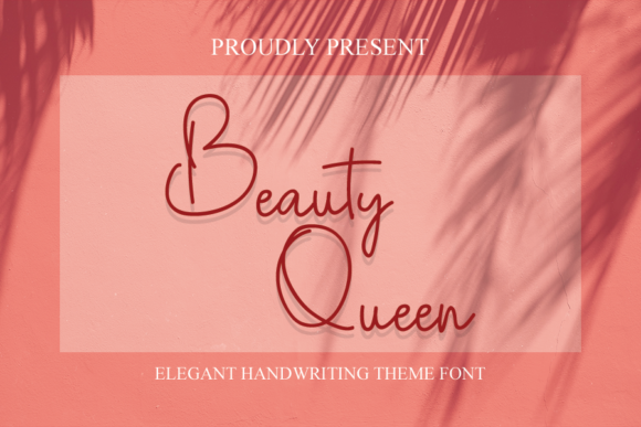 Beauty Queen: A Script Font That Brings Elegant Craft to Your Projects