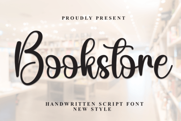 Bookstore Font: The Elegant Script for Handwritten Touches