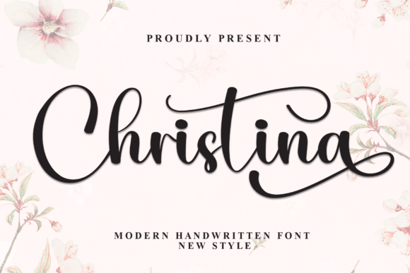 Christina: A Script Font for Elegant, Handwritten Designs