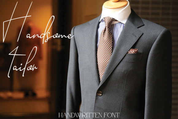 Handsome Tailor: The Sweet Script Font for Distinctive Branding