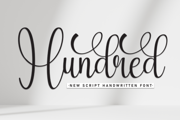 Hundred: A Script Font That Captures Modern Elegance