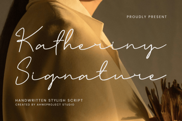 Katheriny Signature: A Script Font with Elegant, Natural Curves