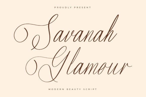 Savanah Glamour: A Modern Beauty Script for Premium Design