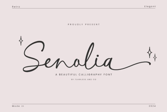 Senolia: Elevate Your Projects with Handwritten Elegance