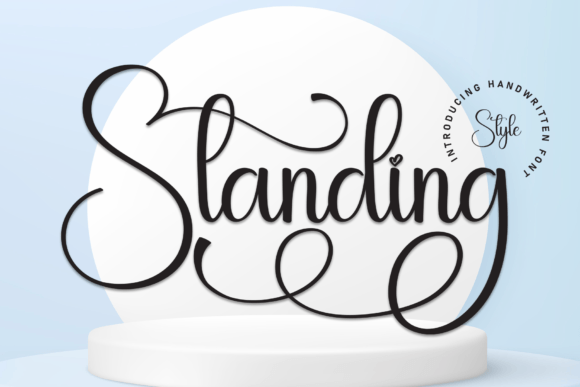 Standing: A Handwritten Script for the Modern Explorer