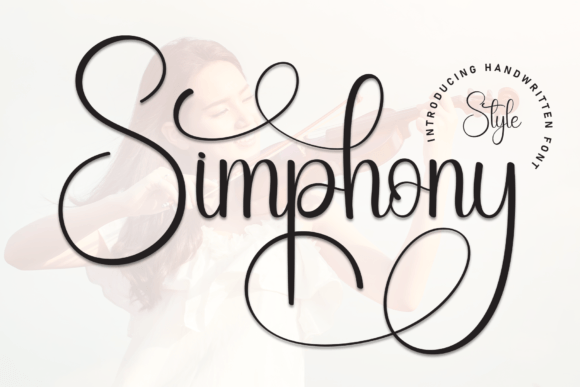 The Elegance of Simphony: A Script Font for Timeless Designs
