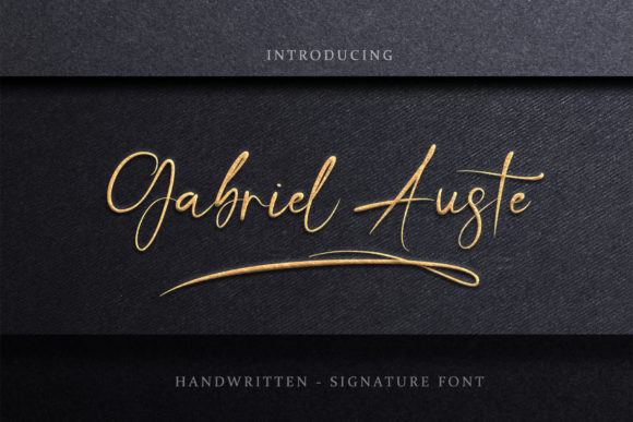 Why Gabriel Auste is Your Next Go-To Script Font