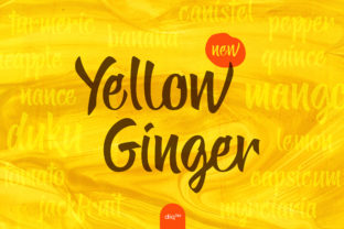 Yellow Ginger: A Handwritten Font for Authentic Branding